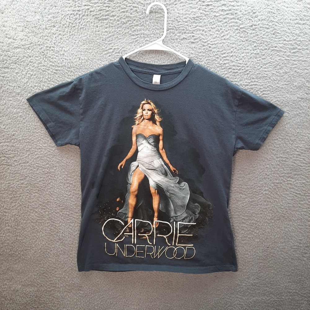 Carrie Underwood Shirt Womens Small Gray Country Music Tee The Blown Away Tour